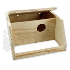 Ninho de Agapornis com Poleiro Frontal